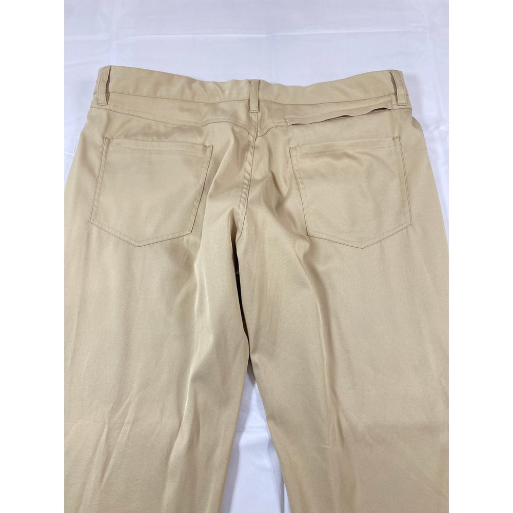 Brooks Brothers Mens 36x32 Performance 5-Pocket Pants Khaki Tan Stretch Straight - Picture 12 of 16